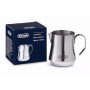 DeLonghi DLSC060 - Dzbanek do spieniania mleka 350 ml ze szczotkowanej stali