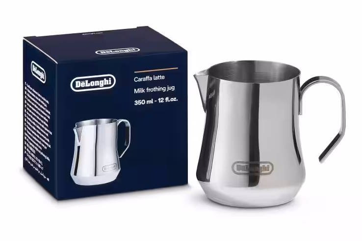DeLonghi DLSC060 - Dzbanek do spieniania mleka 350 ml ze szczotkowanej stali