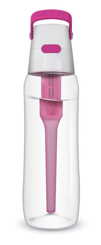 Butelka filtrująca Dafi SOLID 700ml flamingowa