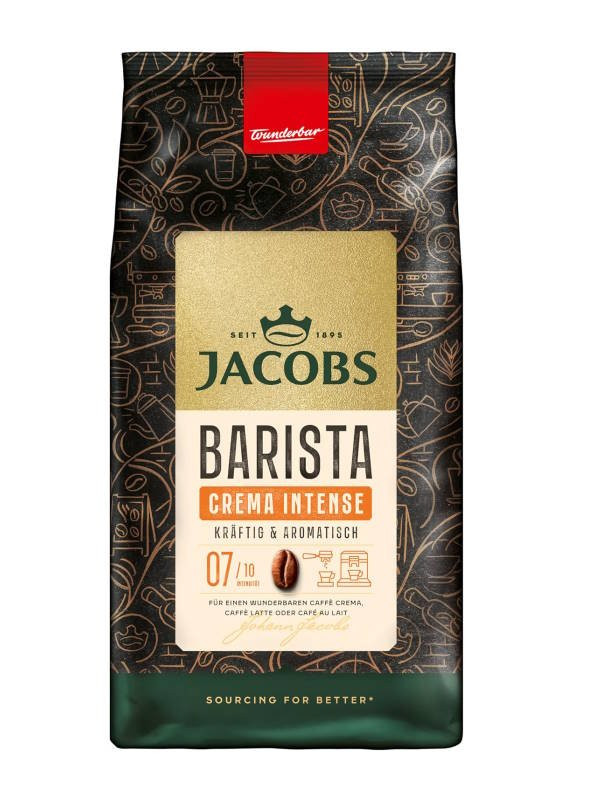 Jacobs Barista Crema Intense - Kawa ziarnista - opakowanie 1kg