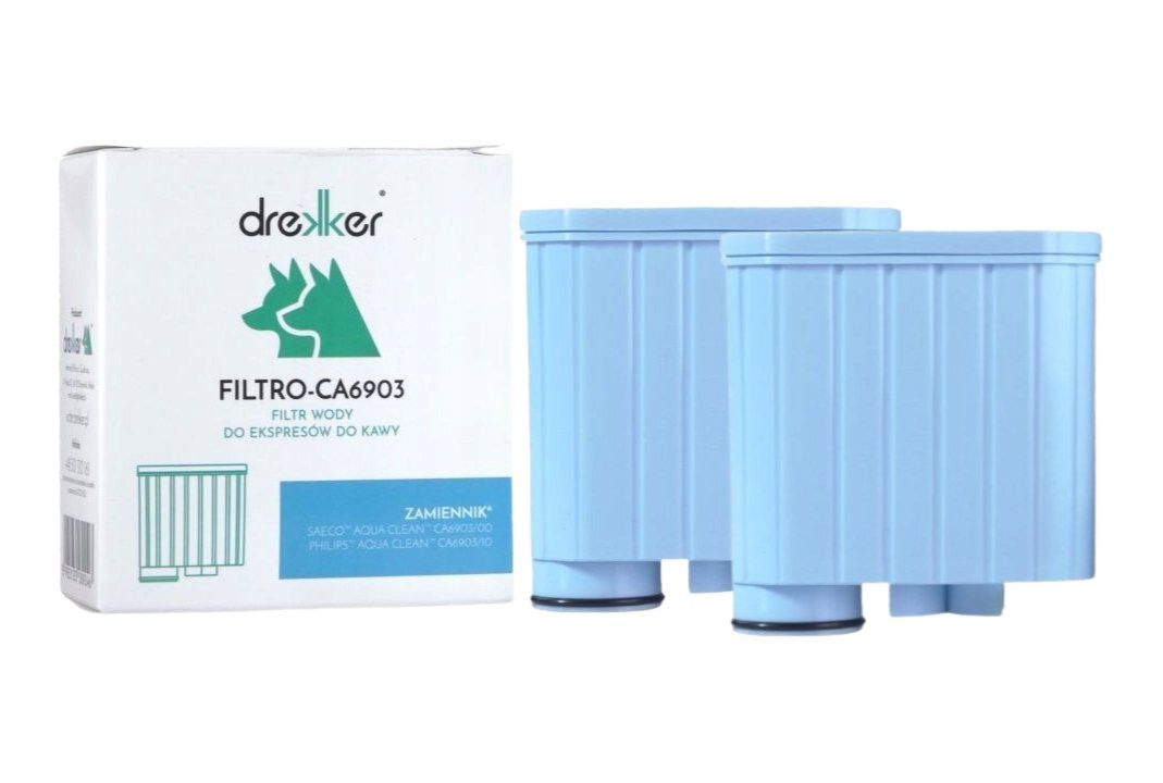 DWUPAK - Drekker FILTRO-CA6903 - Filtr zamiennik do Philips Saeco AquaClean CA6903/10 CA6903/00