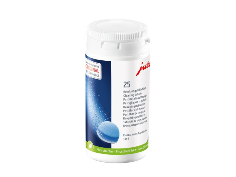 Jura 24190 trójfazowe tabletki czyszczące - 25 sztuk