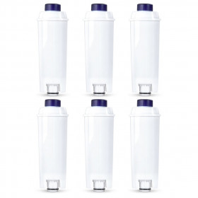 Zestaw 6 filtrów Drekker FILTRO-DLSC002 - zamiennik do DeLonghi DLS C002, SER3017