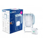 Szklany dzbanek Brita Glass 2,5L niebieski + tester twardości wody GRATIS