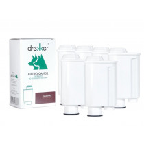 Zestaw 6 filtrów Drekker FILTRO-CA6702 - Filtr zamiennik do Brita Intenza+ CA 6702/00