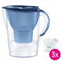 Dzbanek filtrujący Brita Marella 2,4L niebieski z 3 filtrami Brita MAXTRA PRO Pure Performance + tester twardości wody GRATIS