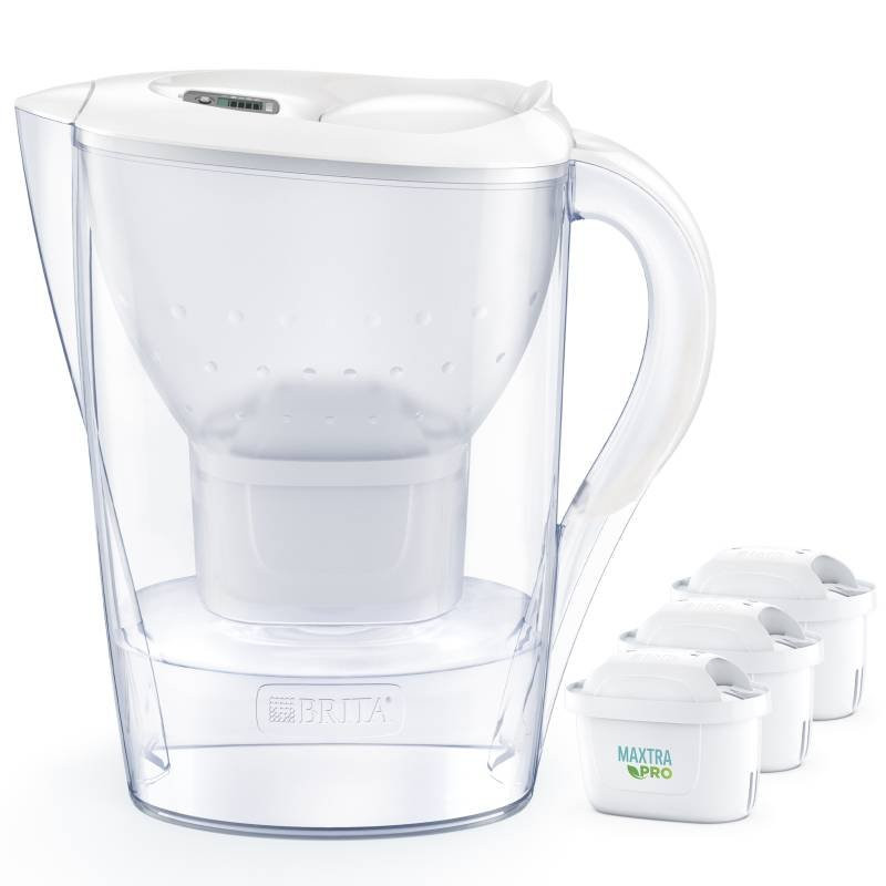 Dzbanek filtrujący Brita Marella 2,4L biały z 3 filtrami Brita MAXTRA PRO Pure Performance