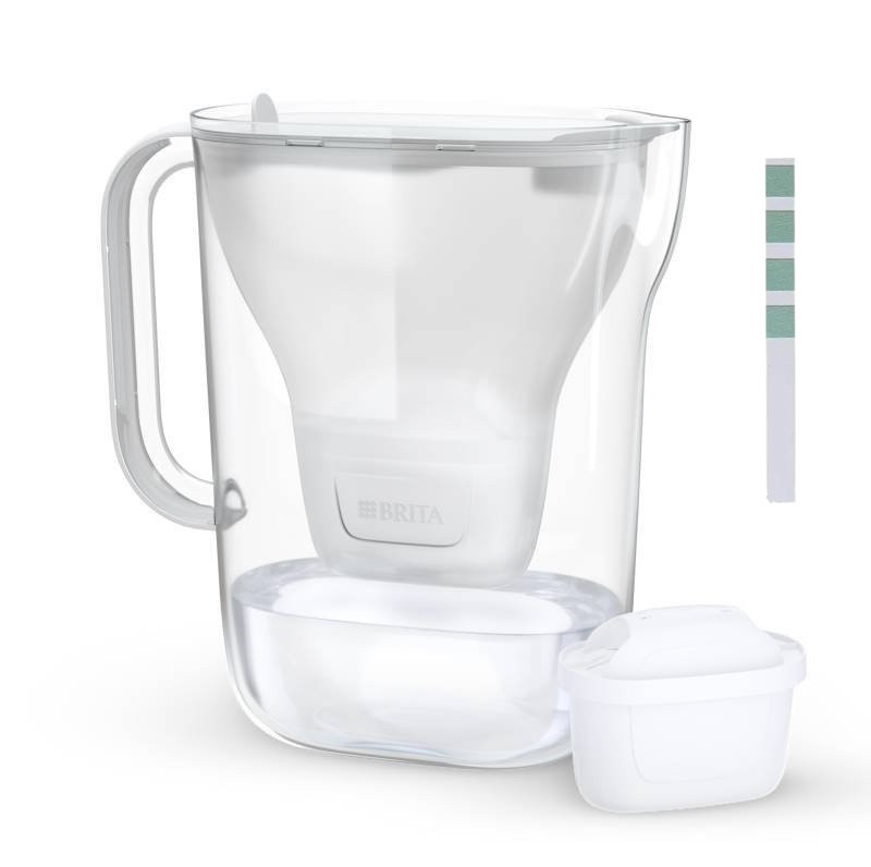 Dzbanek Brita Style Essential 2,4L biały + tester twardości wody GRATIS