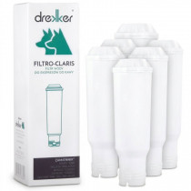 Zestaw 6 filtrów Drekker FILTRO-CLARIS - Filtr zamiennik do Bosch/Krups/Nivona/Melitta