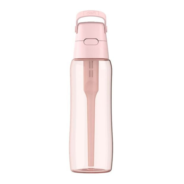 Butelka filtrująca Dafi SOLID 700ml baby pink różowa barwiona