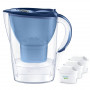 Dzbanek filtrujący Brita Marella 2,4L niebieski z 3 filtrami Brita MAXTRA PRO Pure Performance + tester twardości wody GRATIS