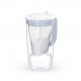 Szklany dzbanek Brita Glass 2,5L niebieski + tester twardości wody GRATIS
