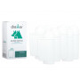 Zestaw 6 filtrów Drekker FILTRO-TZ70003 - Filtr zamiennik do Brita Intenza TZ70003 467873 17000705