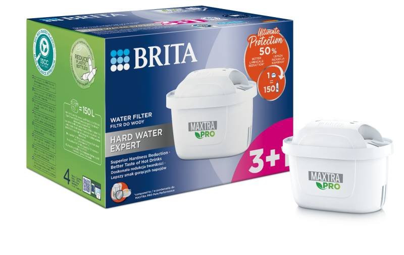 Filtr do wody Brita MAXTRA PRO Hard Water Expert - 4 sztuki | Oryginalny filtr do dzbanków