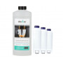 Zestaw 3 filtrów Drekker FILTRO-DLSC002 - zamiennik do DeLonghi DLS C002, SER3017 + odkamieniacz drekker 1000ml