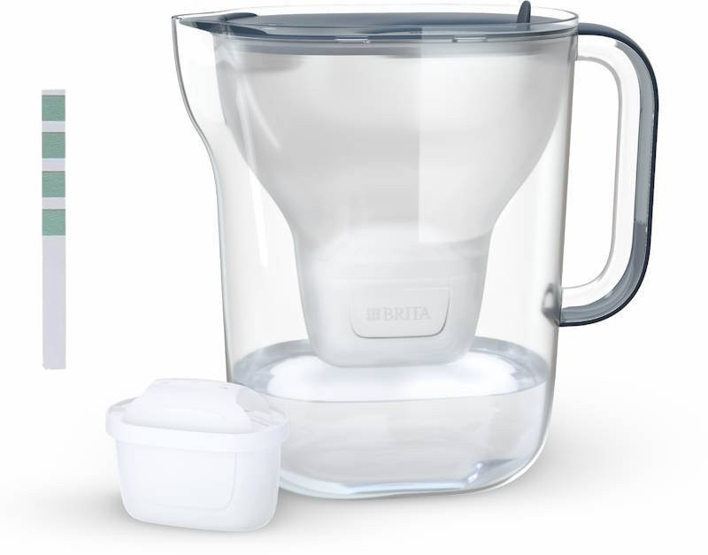 Dzbanek Brita Style Essential XL 3,6L grafitowy + tester twardości wody GRATIS