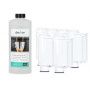 Zestaw 6 filtrów Drekker FILTRO-CA6702 - Filtr zamiennik do Brita Intenza+ CA 6702/00 + + odkamieniacz drekker 1000ml
