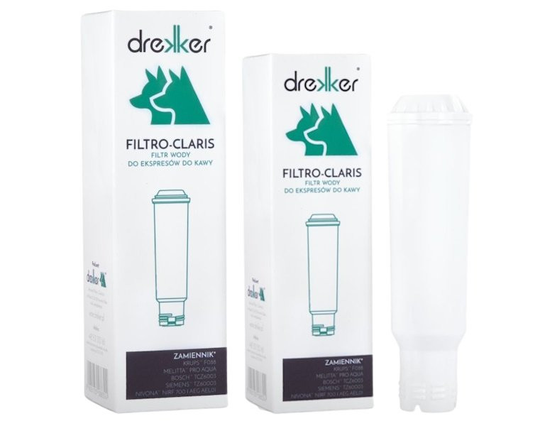 Drekker FILTRO-CLARIS - Filtr zamiennik do Krups Claris F088 zestaw 2 sztuk