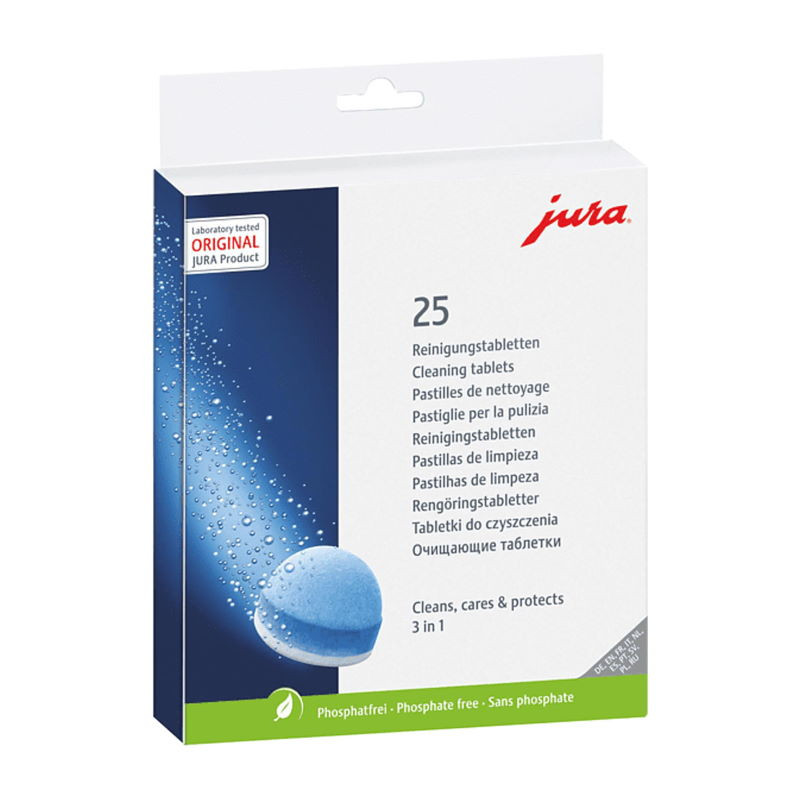 Jura 25045 trójfazowe tabletki czyszczące - 25 sztuk