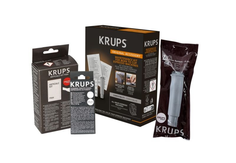 Krups XS5300 - Zestaw do konserwacji ekspresów automatycznych KRUPS (filtr + tabletki+ odkamieniacz)