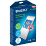 Worki do odkurzacza WORWO ELECTROLUX/PHILIPS ELMB01 (EL01/P03) - 4 sztuki