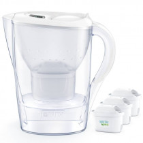 Dzbanek filtrujący Brita Marella 2,4L biały z 3 filtrami Brita MAXTRA PRO Pure Performance