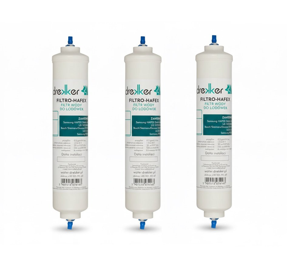 Zestaw 3 filtrów Drekker DA29-10105J HAFEX/EXP - Filtr zamiennik do Samsung DA29-10105J