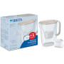 Dzbanek filtrujący Brita Style Essential 2,4L piaskowy z 3 filtrami Brita MAXTRA PRO Pure Performance + tester twardości wody GRATIS