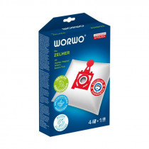 Worki do odkurzacza WORWO Czerwony ZELMER ZMB03 (49.4200) - 4 sztuki