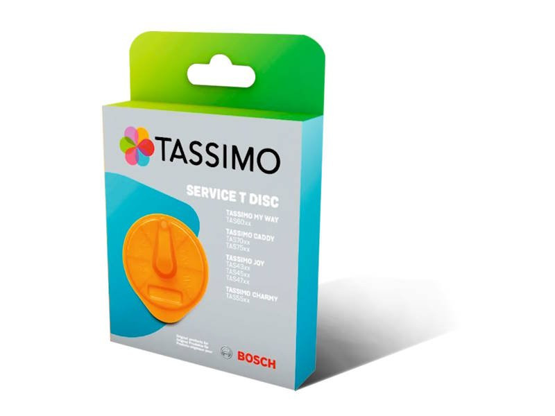Bosch Tassimo Service T DISC dysk czyszczący 17001491 pomarańczowy
