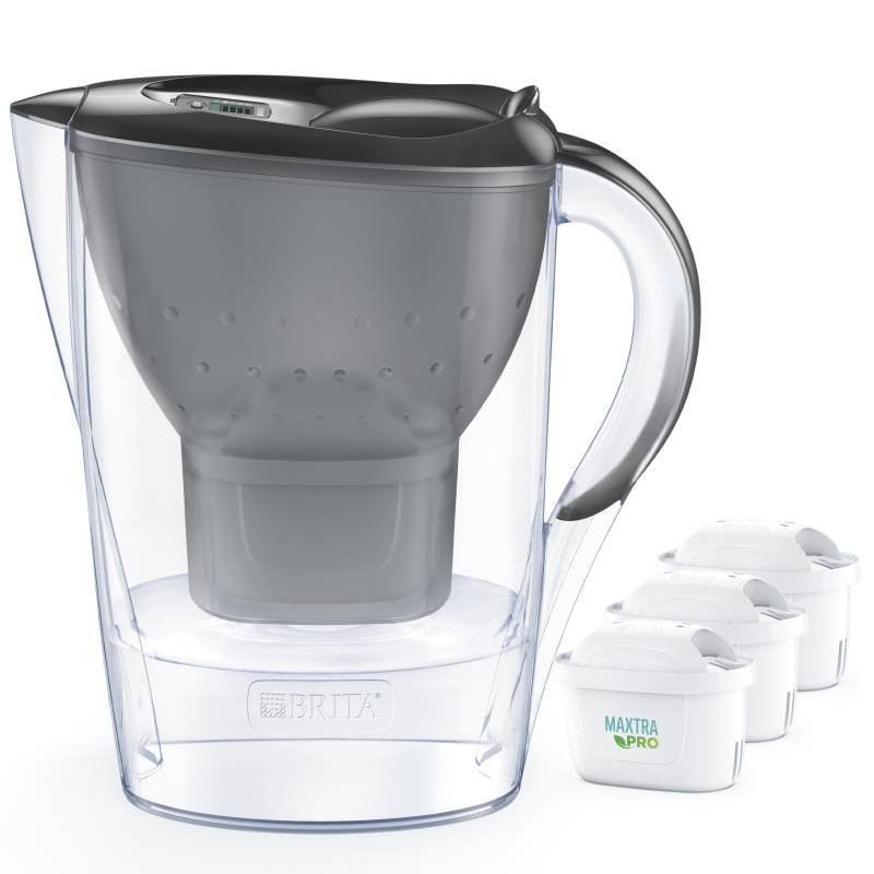 Dzbanek filtrujący Brita Marella 2,4L grafitowy z 3 filtrami Brita MAXTRA PRO Pure Performance