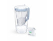 Szklany dzbanek Brita Glass 2,5L niebieski zestaw z 2 filtrami Maxtra Pro