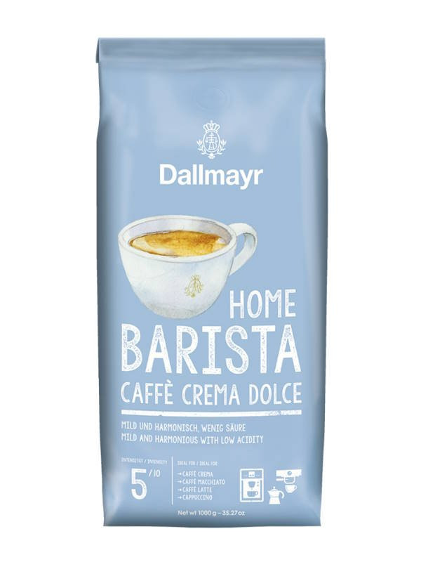 Dallmayr Home Barista Caffe Crema Dolce - Kawa ziarnista - opakowanie 1kg