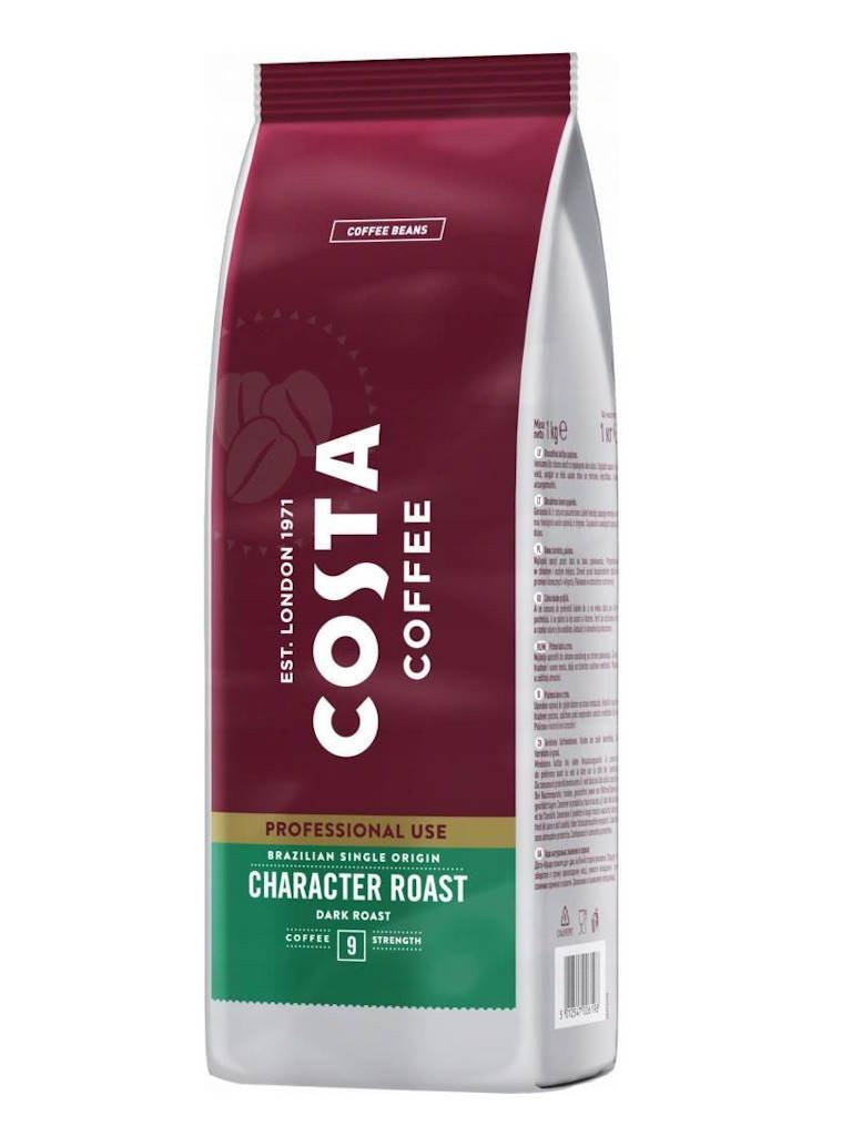 Costa Coffee Character Roast 9 Brazilian Dark Roast - Kawa ziarnista - opakowanie 1kg